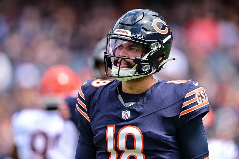 foto de Caleb Williams, mariscal de Chicago.