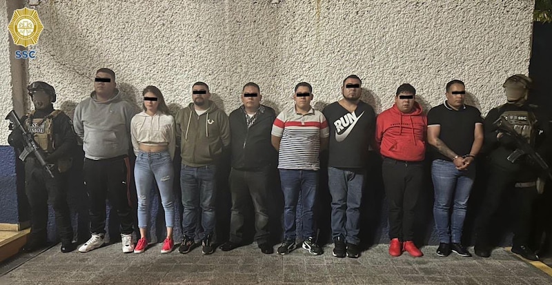 Detienen a banda delictiva en la Ciudad de México
