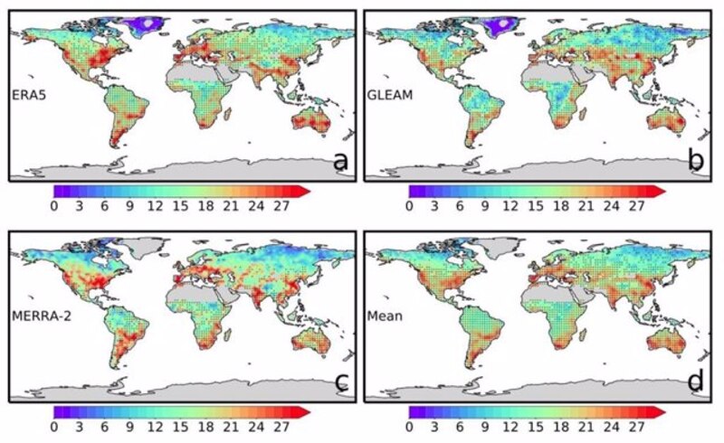 Patrones de precipitación en el mundo