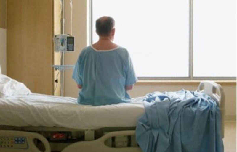 Paciente en el hospital