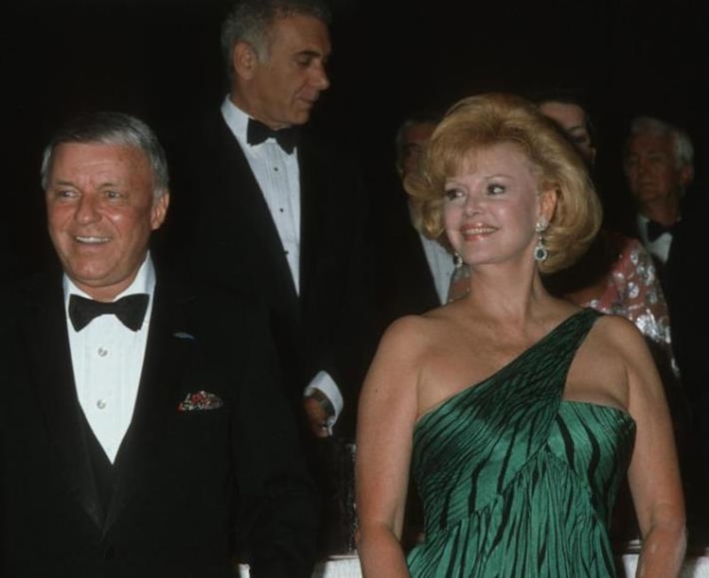 Bob Hope y Lucille Ball en una fiesta en 1983