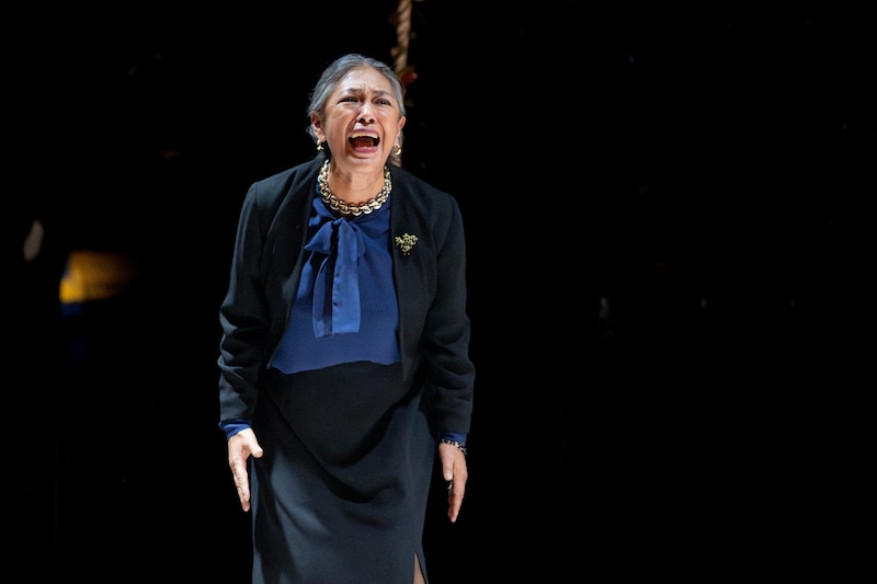Ángeles Cruz interpreta a la madre