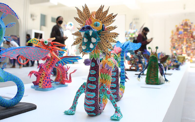 Dragón de artesanía mexicana