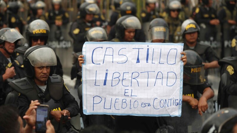 Protesta en Perú