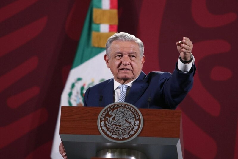 El presidente Andrés Manuel López Obrador durante una conferencia de prensa