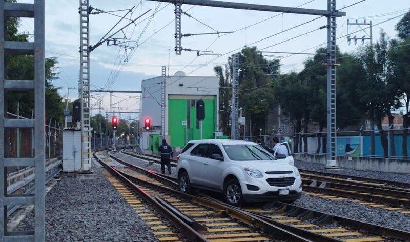 Accidente en las vías del tren