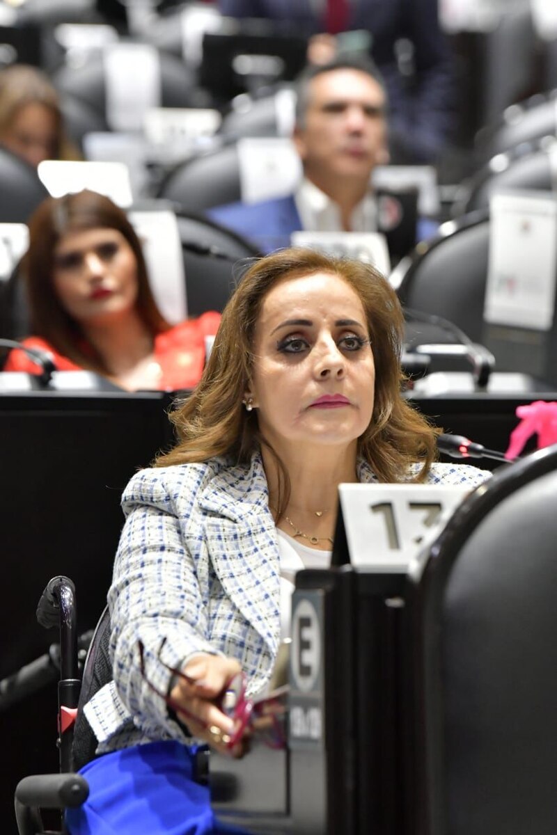 La diputada mexicana Margarita Zavala en una sesión del Congreso