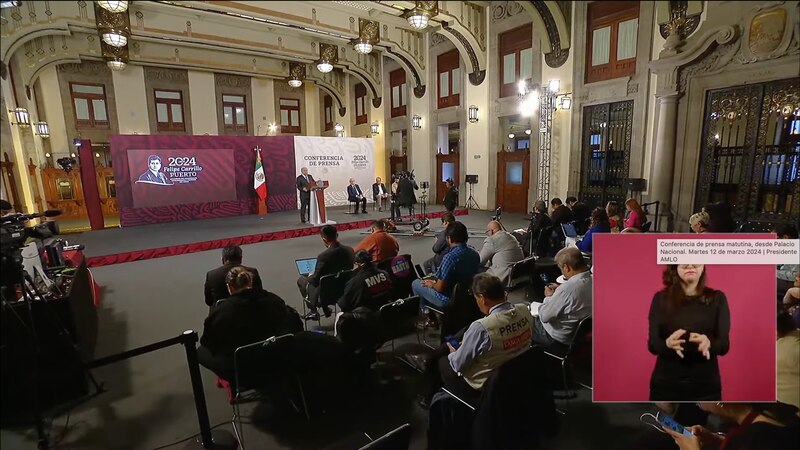 Conferencia de prensa matutina del presidente Andrés Manuel López Obrador
