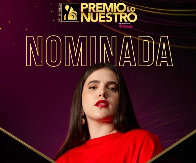 Camila Fernández nominada a los premios Lo Nuestro