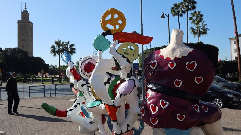 Escultura de Niki de Saint Phalle en Marrakech