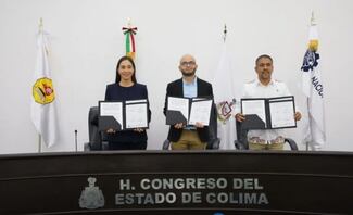 Firman Congreso del Estado y TecNM-Colima convenio de colaboración académica