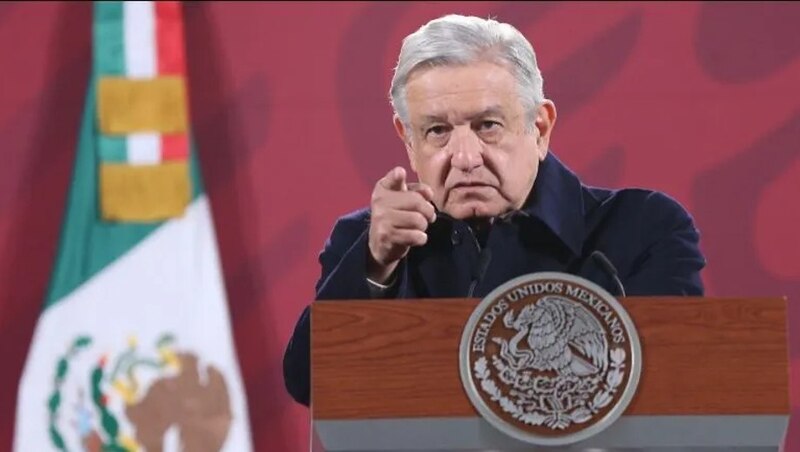 El presidente Andrés Manuel López Obrador durante una conferencia de prensa