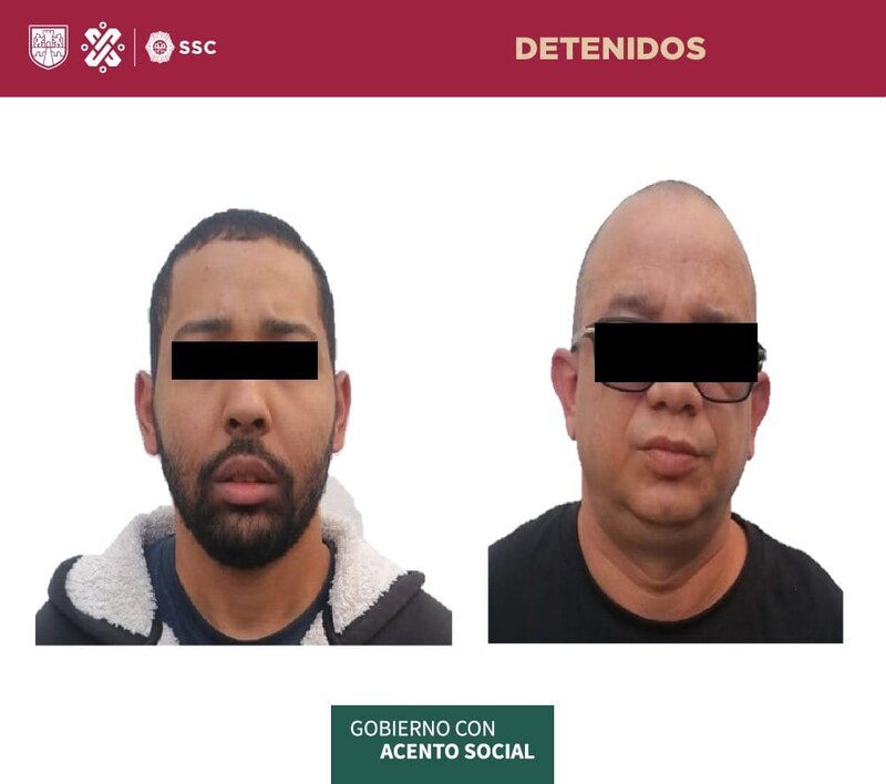 SSC detiene a dos presuntos narcomenudistas en la alcaldía Cuauhtémoc