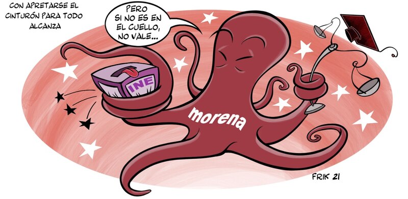 Morena, el pulpo que todo lo quiere acaparar