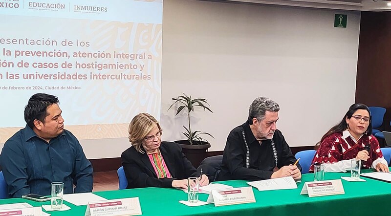Presentación de los lineamientos para la prevención, atención y sanción del hostigamiento y la violencia de género en las universidades interculturales.