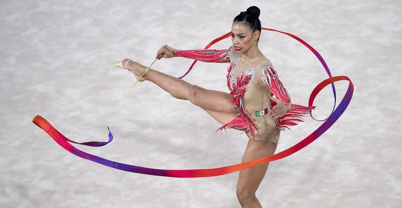 Gimnasta mexicana Alexa Moreno en los Juegos Olímpicos de Tokio 2020