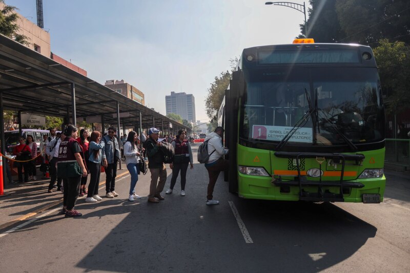 Autobús público en la Ciudad de México