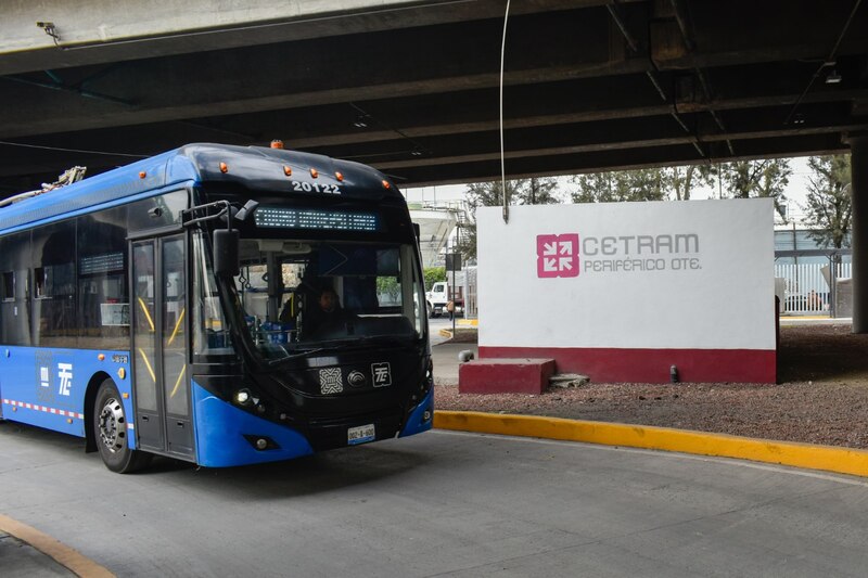 Autobús eléctrico en la Ciudad de México