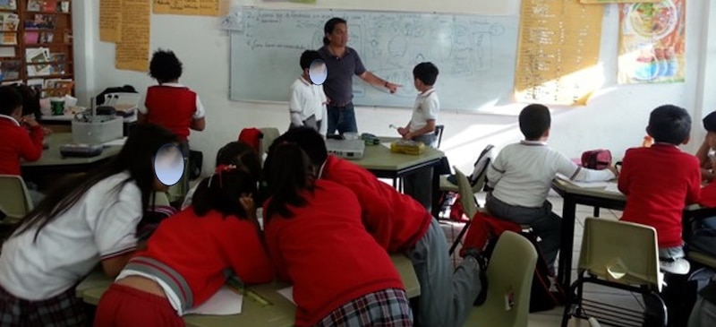 Niños en el aula