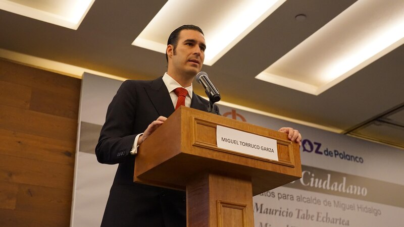 Miguel Torruco Garza, candidato a la alcaldía de Miguel Hidalgo