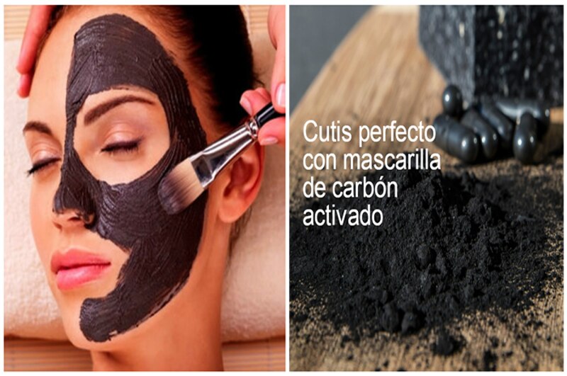 Cutis perfecto con mascarilla de carbón activado