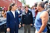 Delfina recibe a Sheinbaum en Nezahualcóyotl para apoyar a afectados por inundaciones
