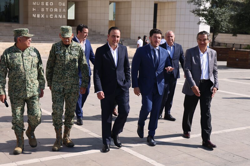 Manolo Jiménez, Gobernador de Coahuila Américo Villareal, Gobernador de Tamaulipas y Samuel García
