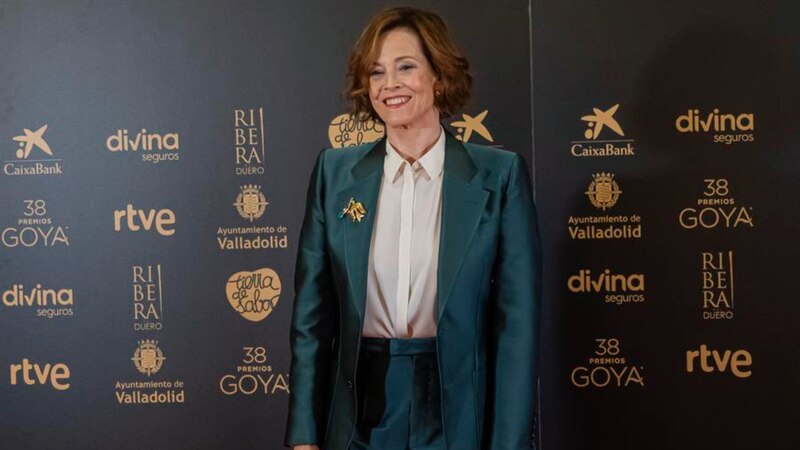 La actriz Penélope Cruz en la alfombra roja de los Premios Goya 2023