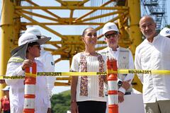 Sheinbaum supervisa obras de puente Rizo de Oro en Chiapas 