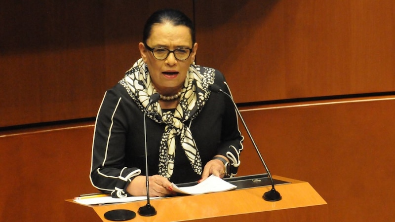 La presidenta de Honduras, Xiomara Castro, durante un discurso en el Congreso Nacional.