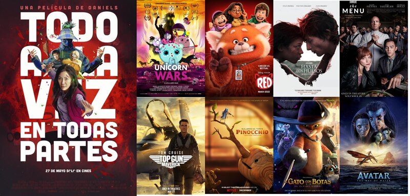 Cartelera de películas en cines