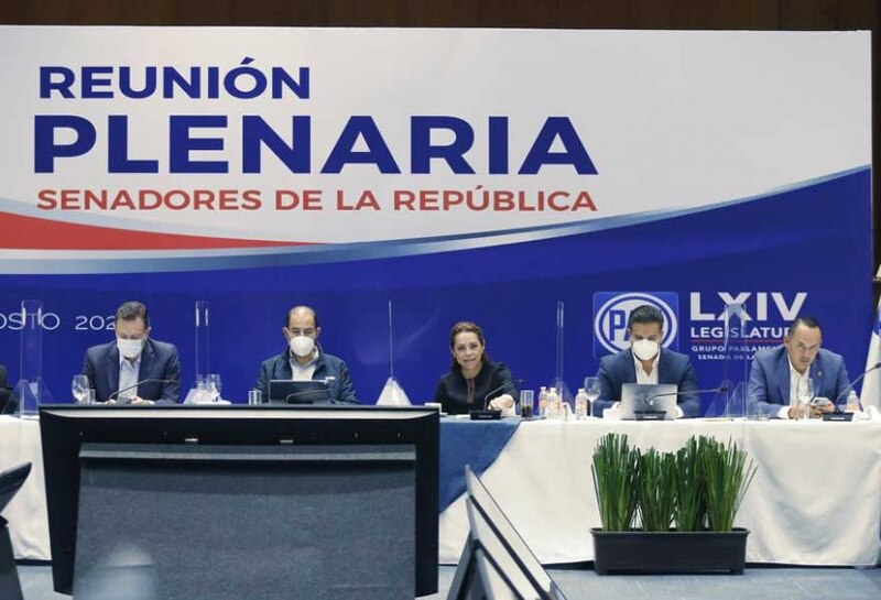 Reunión plenaria de senadores de la República