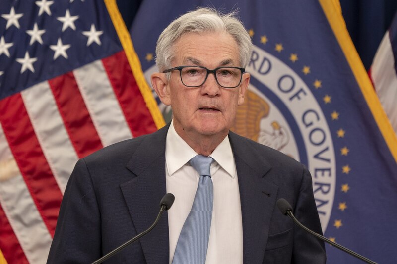 El presidente de la Reserva Federal, Jerome Powell, pronuncia un discurso en Washington, D.C.