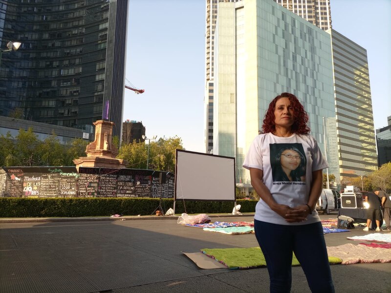 Marcha de mujeres en la Ciudad de México