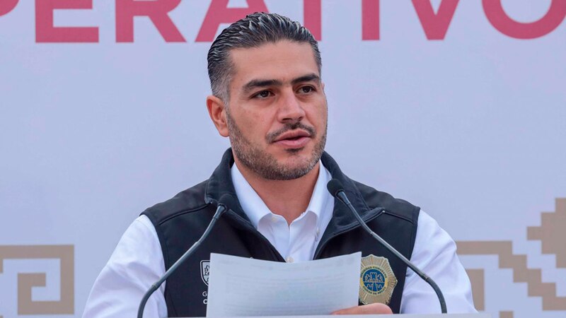 El presidente municipal de Zapopan, Juan José Frangie, habla durante un evento público.