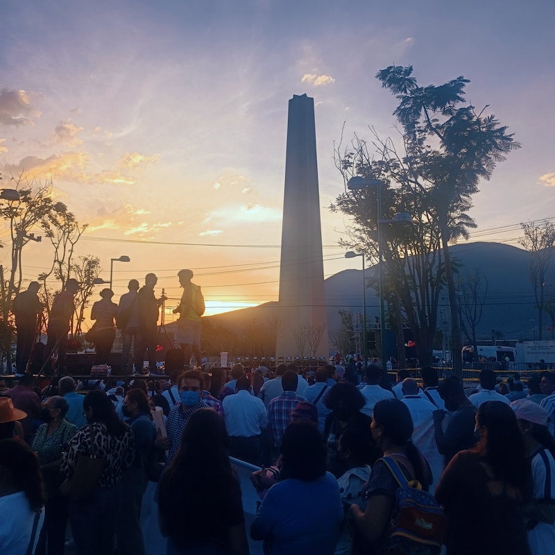 Protesta en la Ciudad de Iguala