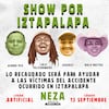 Comediantes darán show de stand up en beneficio a las victimas de la explosión en Iztapalapa