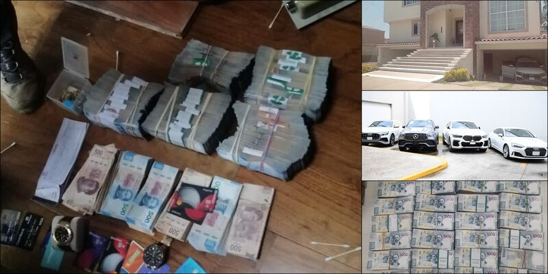 Title: Decomisan dinero y bienes en cateo a propiedades de exgobernador de Tamaulipas