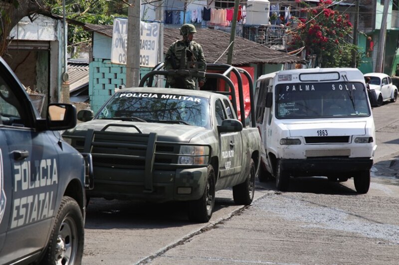 Enfrentamiento entre policías y militares en México