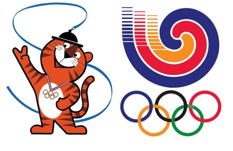 Mascota oficial de los Juegos Olímpicos de Seúl 1988