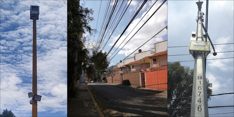 Cámaras de vigilancia en la ciudad