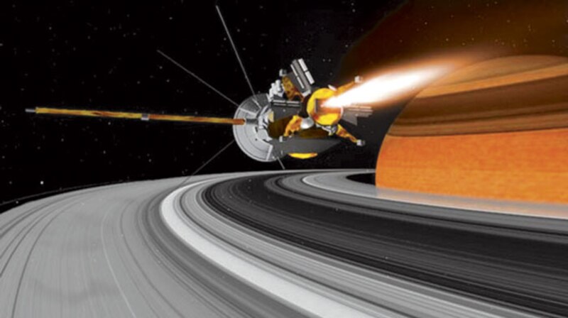 La sonda Cassini-Huygens en Saturno