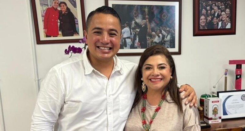 El alcalde de Medellín, Daniel Quintero, se reúne con la ministra de Educación, María Victoria Angulo.