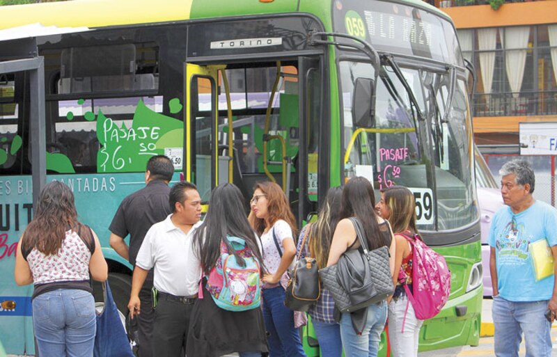 Autobús público en México