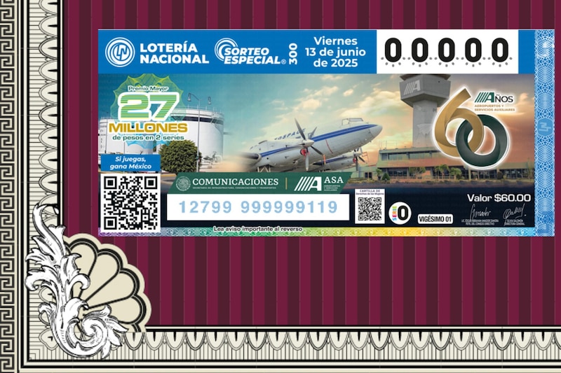 Sorteo Especial 300 de la Lotería Nacional 13 de junio