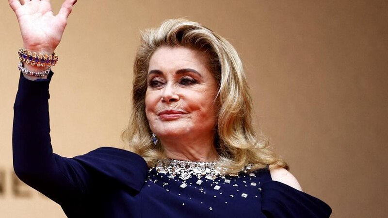 La actriz francesa Catherine Deneuve en el Festival de Cine de Cannes