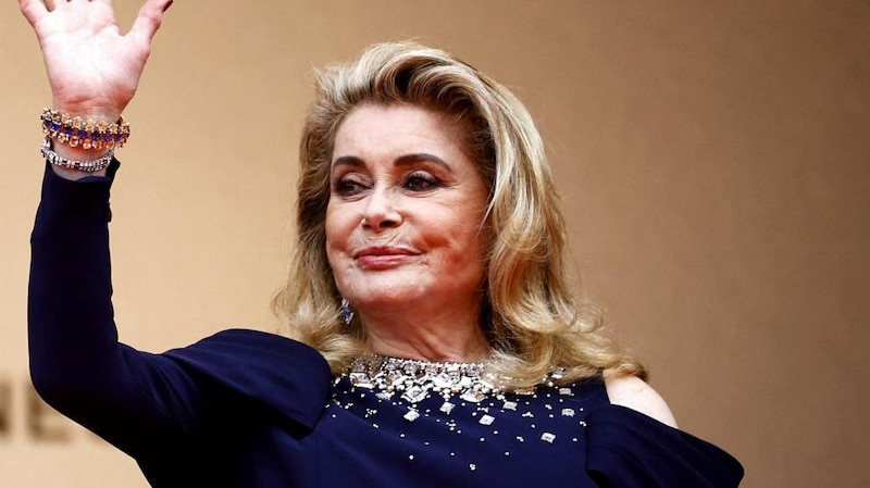 La actriz francesa Catherine Deneuve en el Festival de Cine de Cannes
