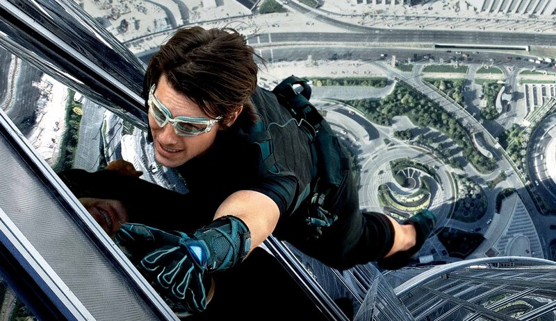 Tom Cruise escala el Burj Khalifa