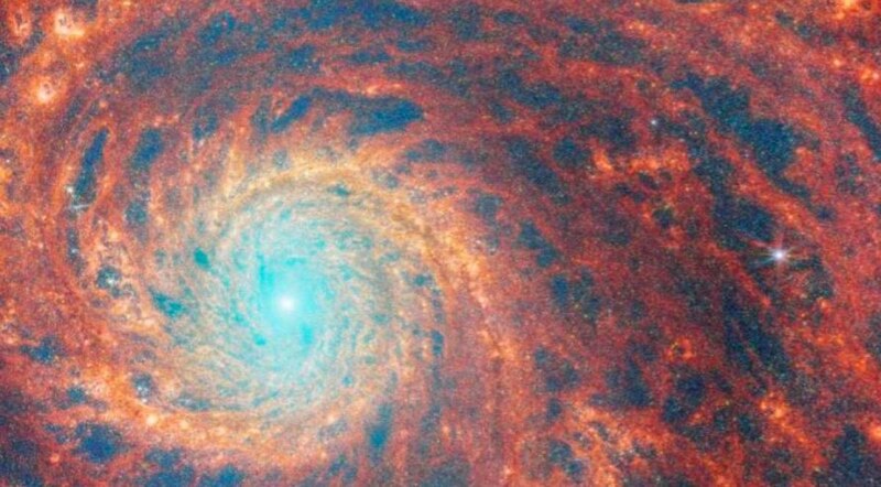 Una galaxia espiral