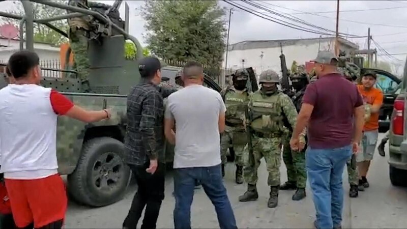 Enfrentamiento entre militares y civiles en México